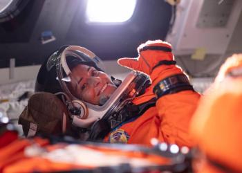 Nicole Mann in Space Suit 